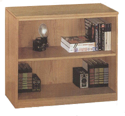 Madison Freestanding Bookcase w\/1 Fixed Shelf & 1 Adjustable Shelf